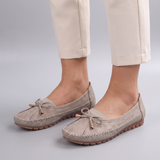 Камий | Меки мокасини с панделка