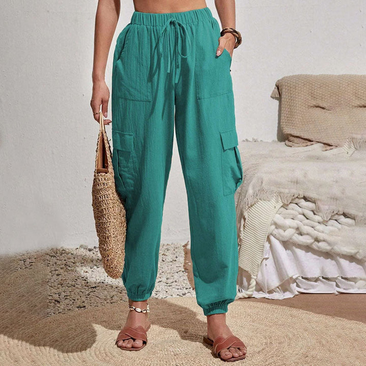 Силвия | Карго панталон с ластик на глезена