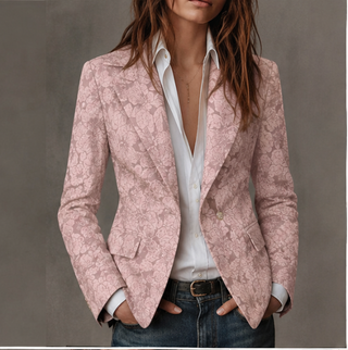 Estelle | Jacquard Fitted Blazer