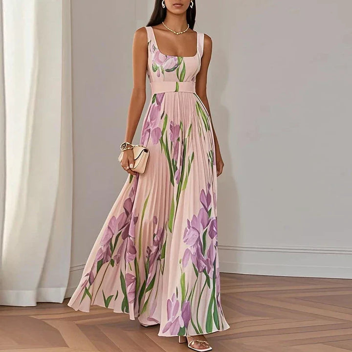 Ория | Макси рокля А-линия на цветя