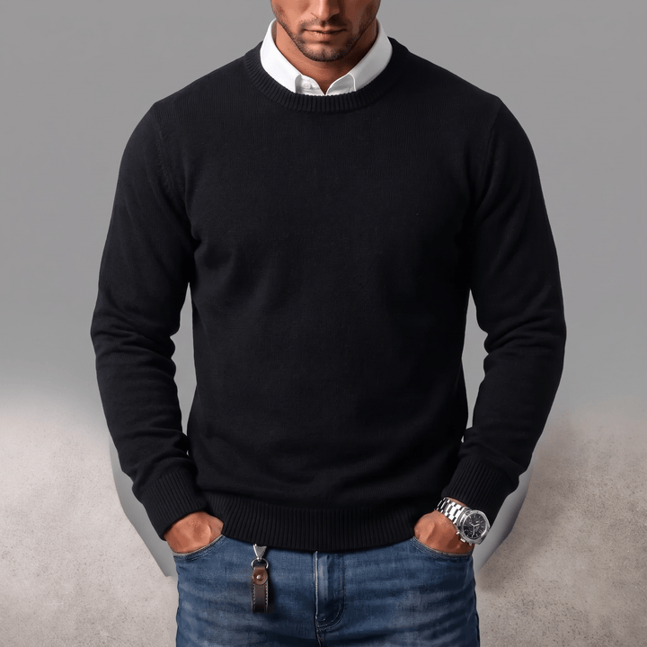 Христо | Пуловер с кръгло деколте