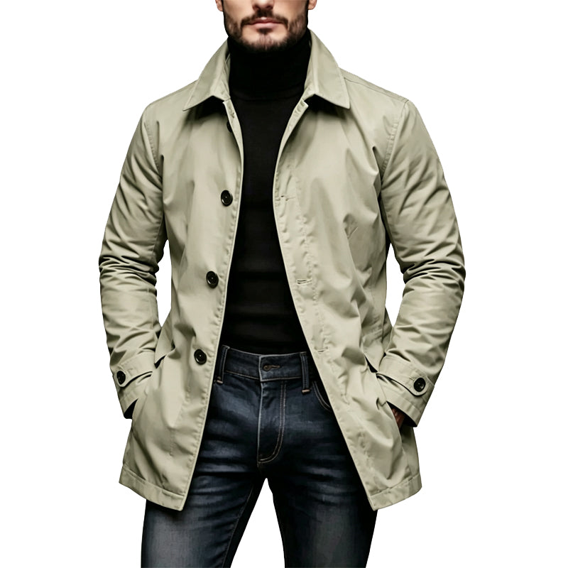 Hugo | Water-Resistant Mid-Length Trench Coat