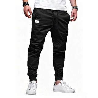Tapered Drawstring Joggers with Deep Pockets