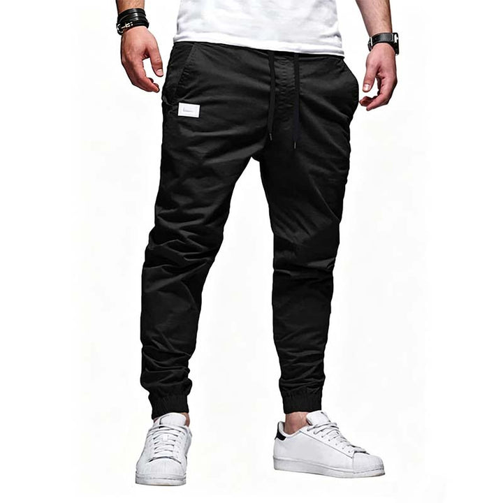 Tapered Drawstring Joggers with Deep Pockets