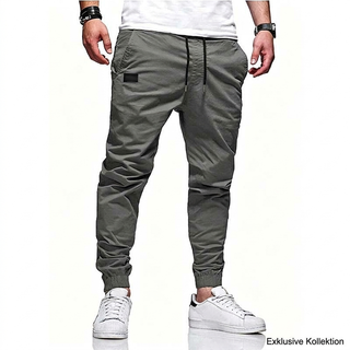 Tapered Drawstring Joggers with Deep Pockets